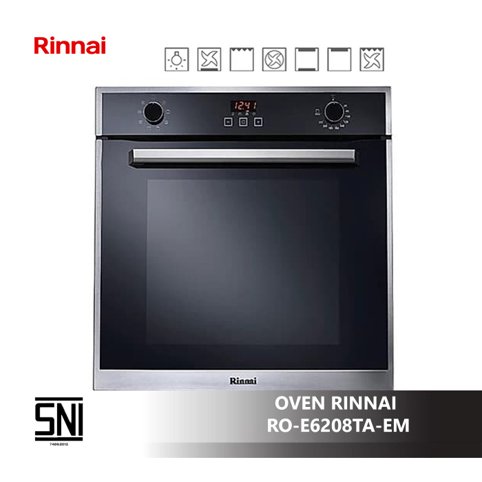 Rinnai Built In Oven 70 Liter - ROE6208TAEM